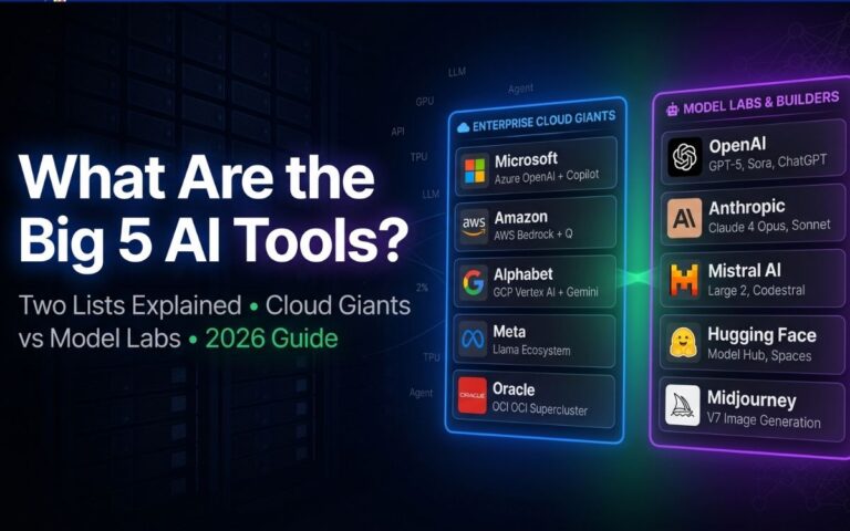 What Are the Big 5 AI Tools? (2026 Complete Guide)