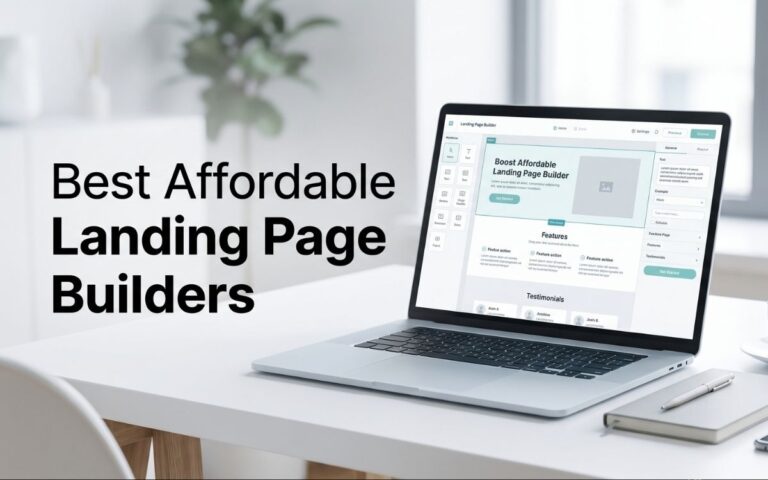 Best Affordable Landing Page Builders in 2026 (Top Budget Picks)