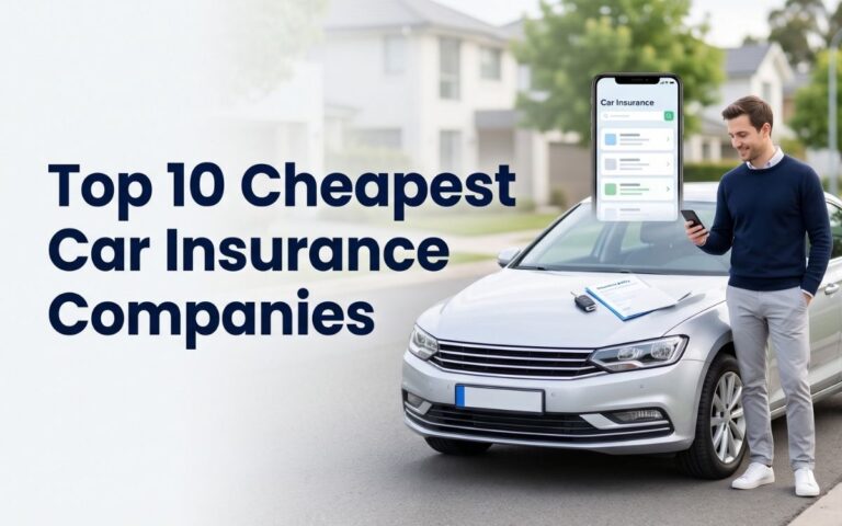 Top 10 Cheapest Car Insurance Companies in 2026 (Save Up to $461/Year)