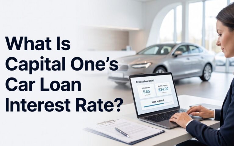 What Is Capital One's Car Loan Interest Rate in 2026? APR & Rates Explained
