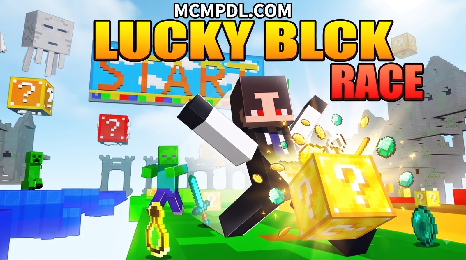 Lucky Block Race Map