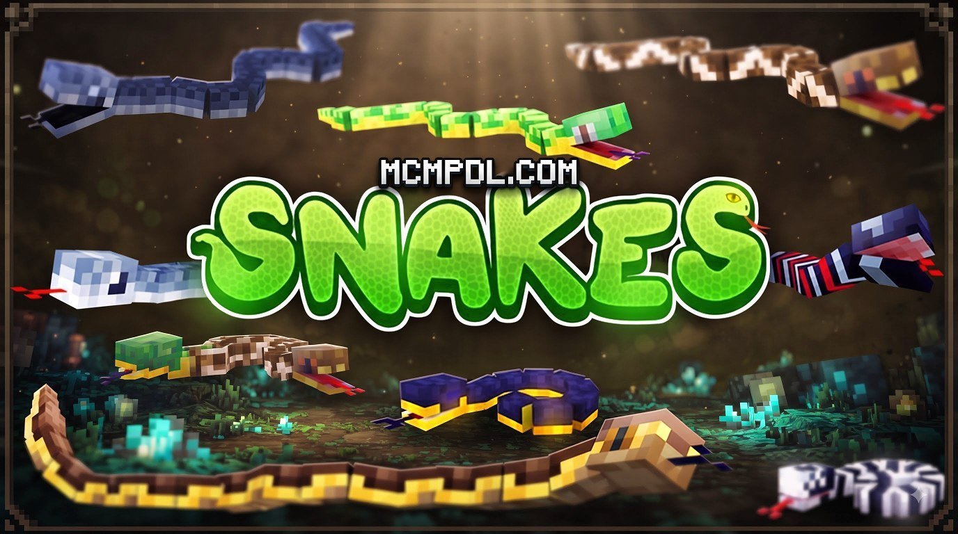 Snakes Skin Pack for Minecraft PE/Bedrock