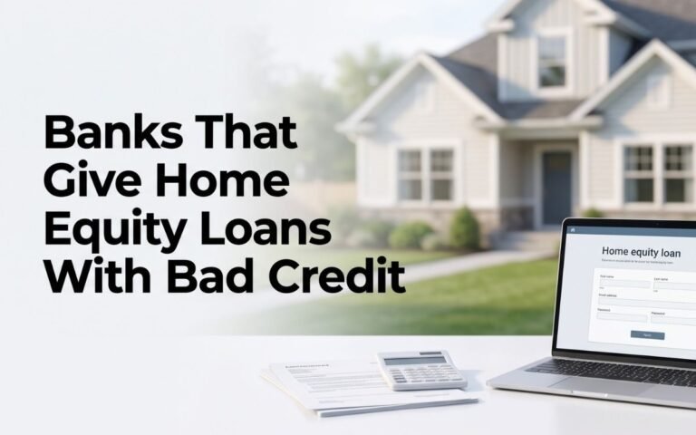 Banks That Give Home Equity Loans With Bad Credit (2026)