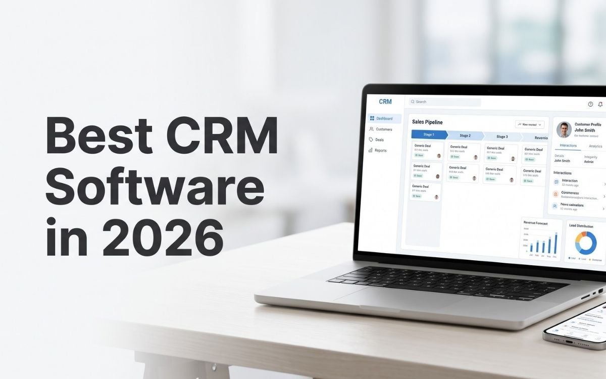 Best CRM Software in 2026 Types, Features & Benefits