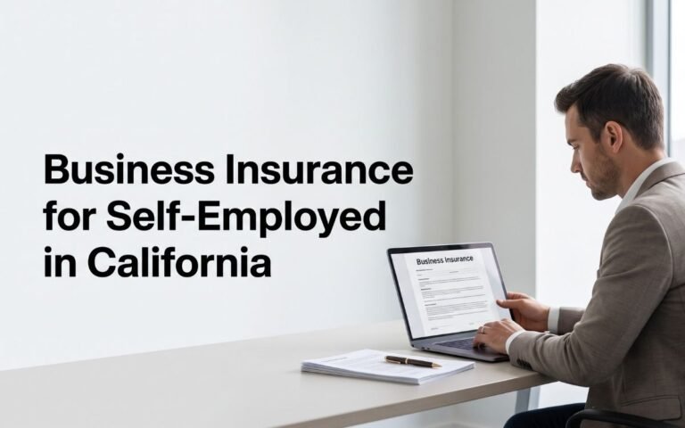 Business Insurance for Self-Employed in California (2026 Guide)