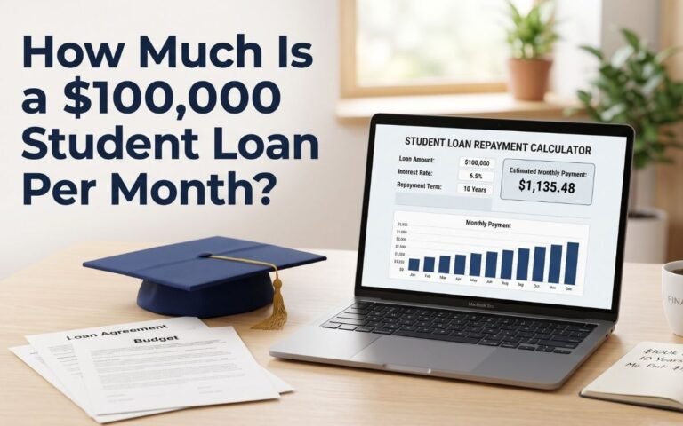 How Much Is a $100,000 Student Loan Per Month? (2026 Calculator & Guide)