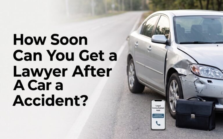 How Soon Can You Get a Lawyer After a Car Accident?